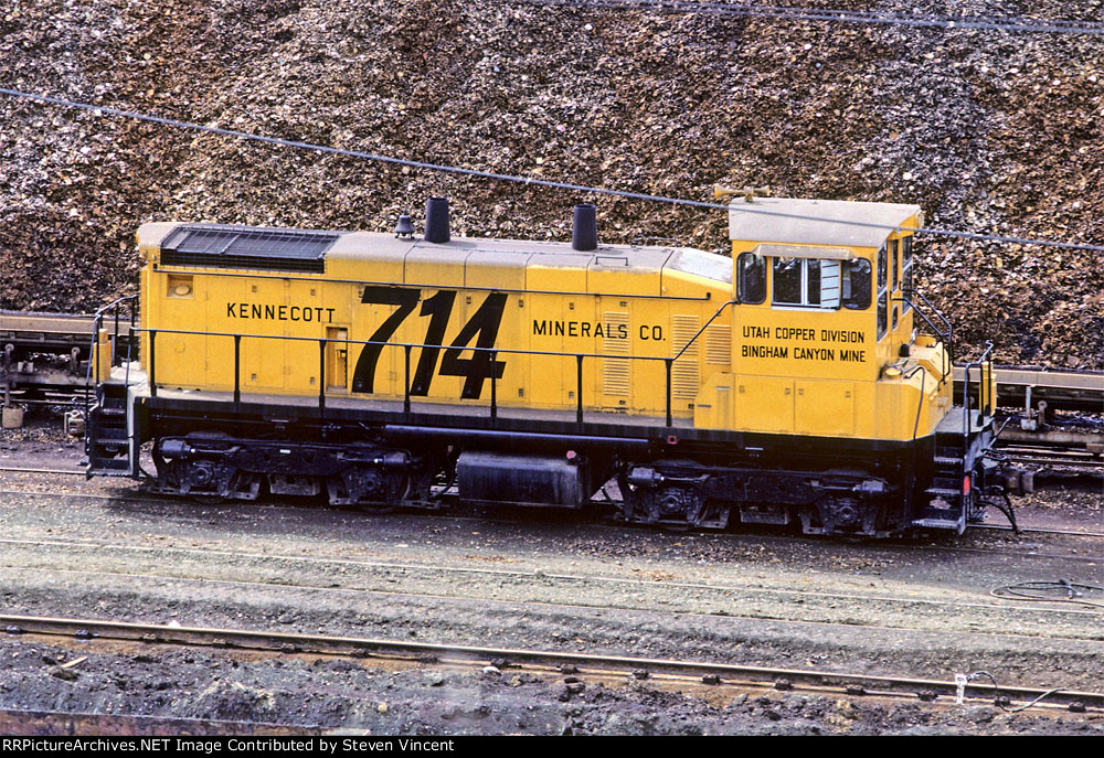 Ex Rock Island SW1500 Kennecott Copper #714